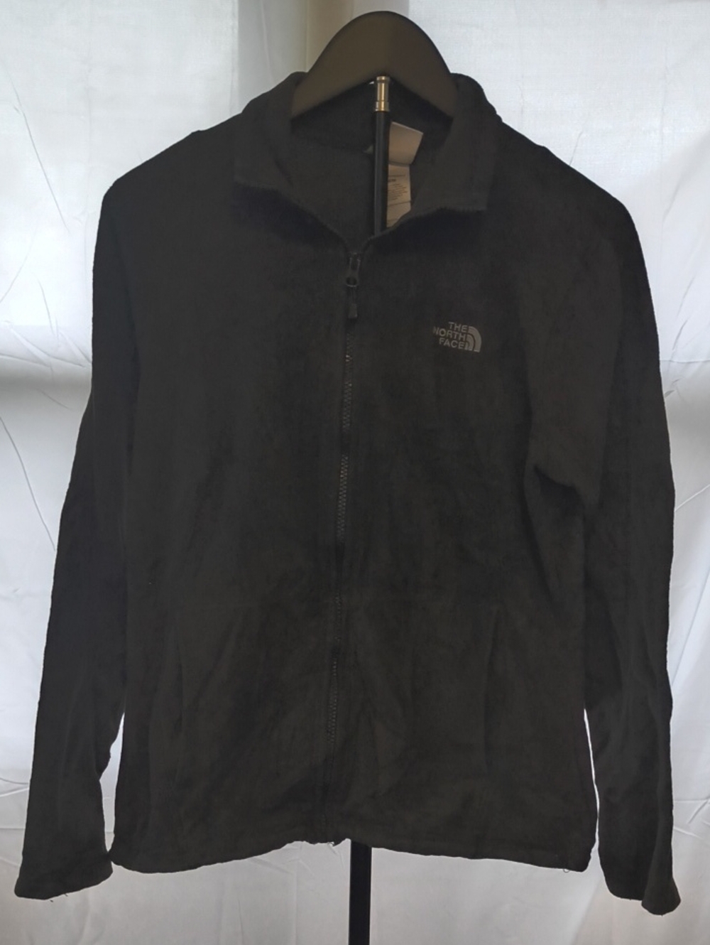 The North Face Black Women's Full-Zip Performance Fleece Jacket- Olive Green
